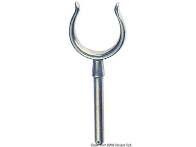 Scalmo ottone cromato 14 x 64 mm 