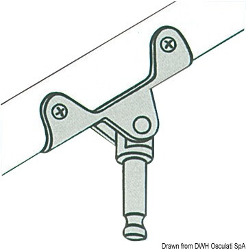 Scalmo ottone cromato per canotti Zodiac 