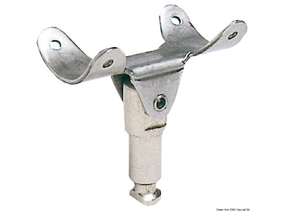 Scalmo ottone cromato per canotti Zodiac 