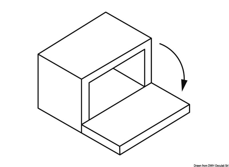 Soft Down Stay per apertura verso il basso SUGATSUNE