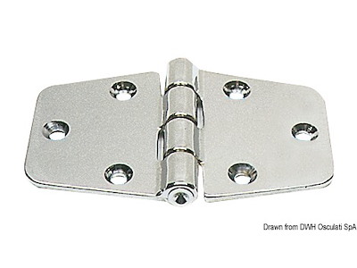 Cerniera ot.cr. mm 100x60 