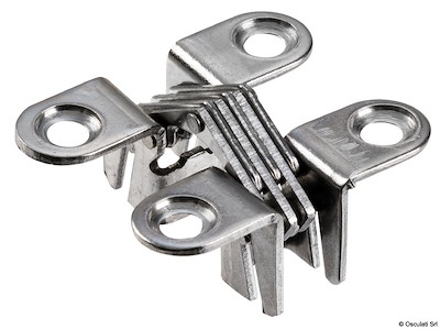 Cerniera a scomparsa per porte e sportelli AISI 304