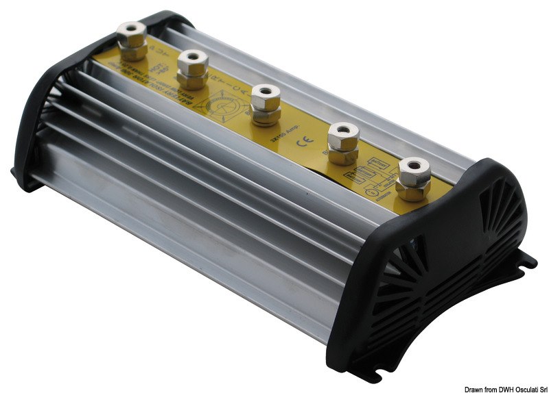 Ripartitori di carica a bassissima caduta di tensione (diodi) ed isolatori automatici di batteria