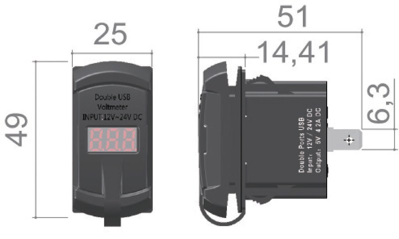 Presa di corrente con doppio USB