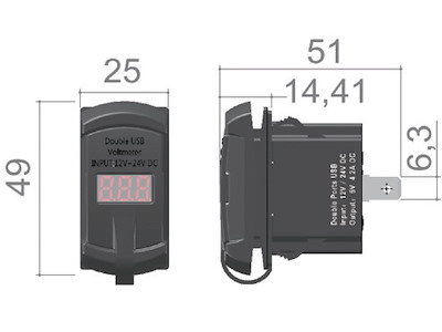 Presa di corrente con doppio USB