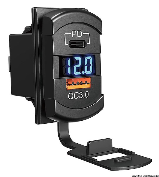 Presa di corrente con doppio USB