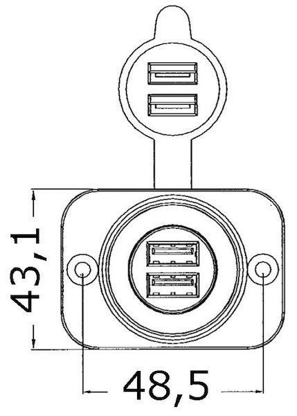 Presa accendisigari e/o USB