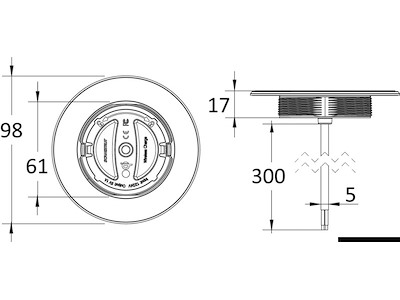 ROKK Wireless SUB 10W 