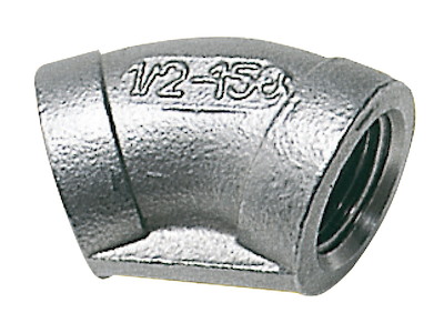 Gomito 45° femmina/femmina