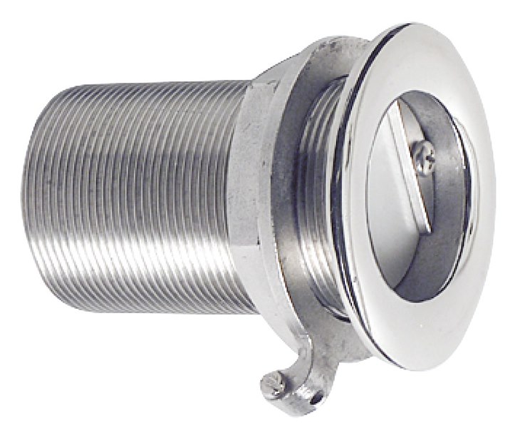 Scarico a mare con valvola di non ritorno