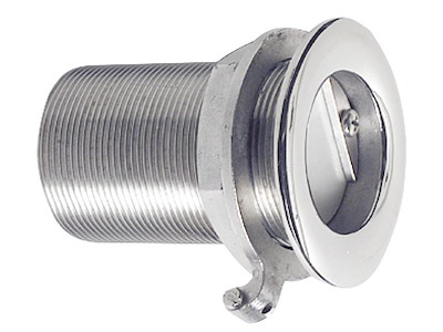 Scarico a mare con valvola di non ritorno