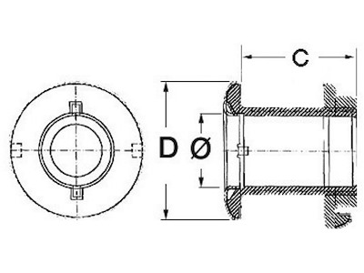 Scarico a mare tutto filetto lunghi