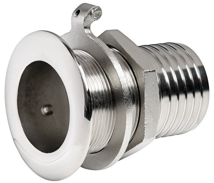 Scarico a mare con portagomma