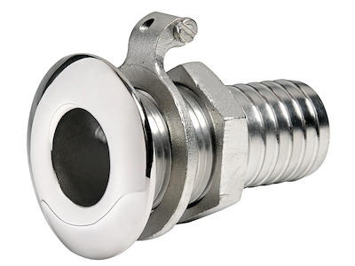 Scarico a mare con portagomma