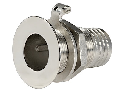 Scarico a mare a filo con portagomma