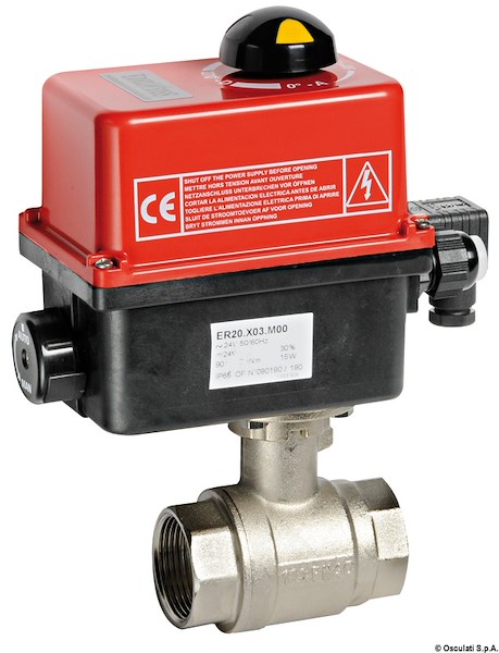 Valvola a sfera PN40 elettrocomandate a distanza