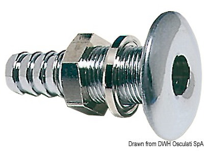 Scarico a mare generico 15 mm 