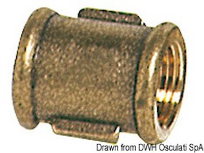 Manicotto di raccordo in ottone