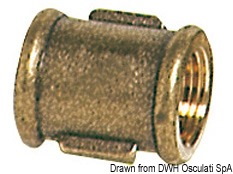 Manicotto di raccordo in ottone