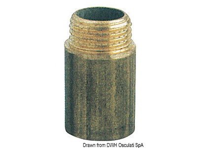 Prolunga in ottone maschio/femmina