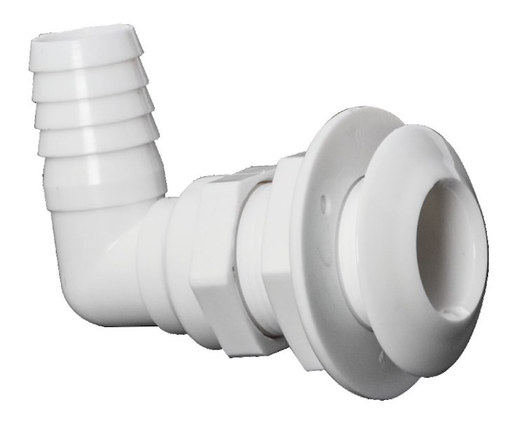 Scarico a mare a 90°