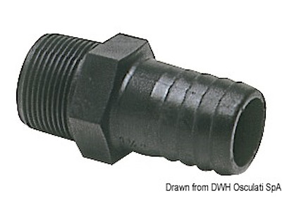 Portagomma maschi in policarbonato nero