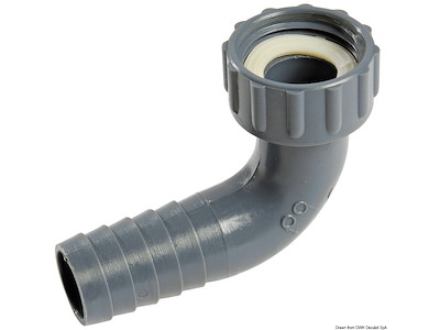 Portagomma polipropilene attacco a girello e guarnizione