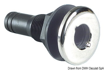 Scarico a mare in nylon nero