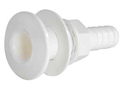 Scarico a mare con portagomma in polipropilene