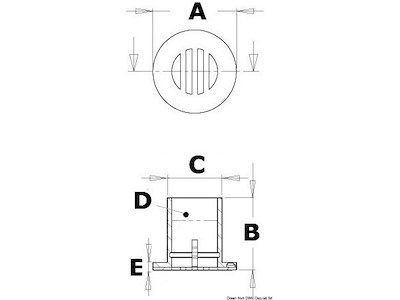 Scarico per drenaggio pozzetto