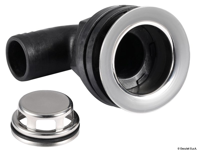 Scarichi pozzetto a filo con testa inox