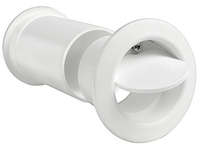 Scarico a mare 50 mm con valvola non ritorno 