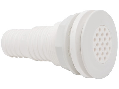 Scarico a mare 1" 1/2 con rete 