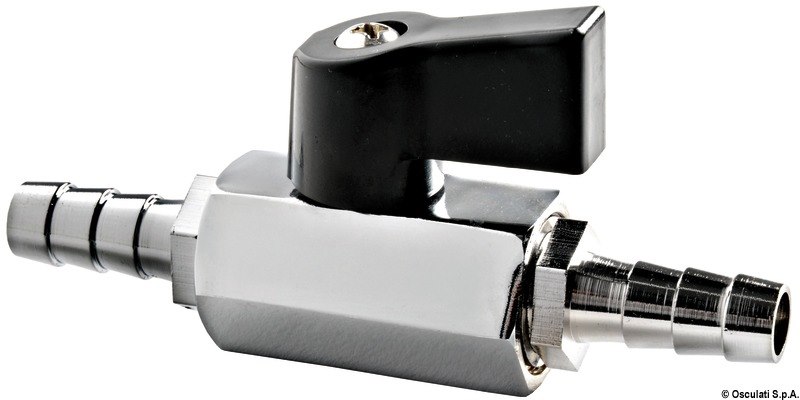 Rubinetto carburante passaggio 8 mm 