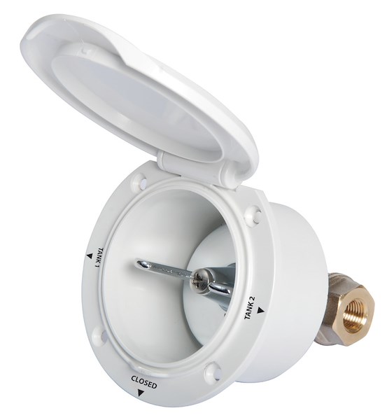 Rubinetto carburante con vano