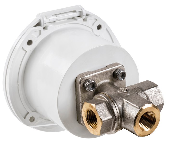 Rubinetto carburante con vano