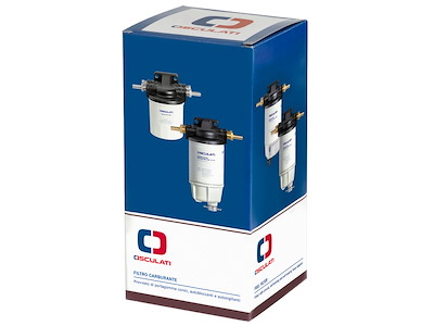 Filtro benzina/diesel con cartuccia a perdere da 10 micron