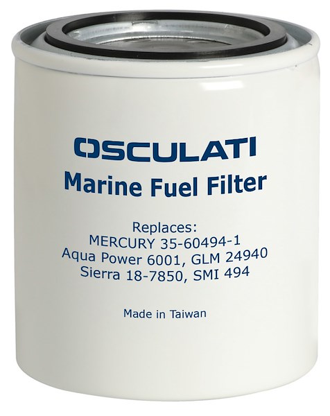 Filtro benzina/diesel con cartuccia a perdere da 10 micron