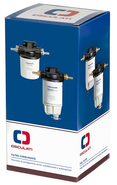 Filtro benzina/diesel con cartuccia a perdere da 10 micron