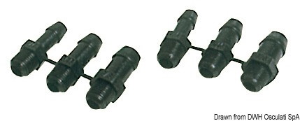 Filtro benzina da montare in linea sulla tubazione