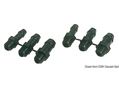 Filtro benzina da montare in linea sulla tubazione