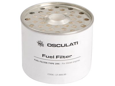 Filtro decantatore per gasolio fabbricato in alluminio pressofuso