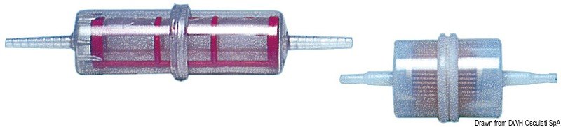 Filtro volante in plastica trasparenti