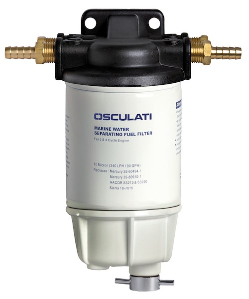 Filtro separatore acqua/carburante universale