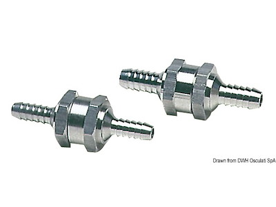 Valvola di non ritorno da inserire lungo le tubazioni gasolio