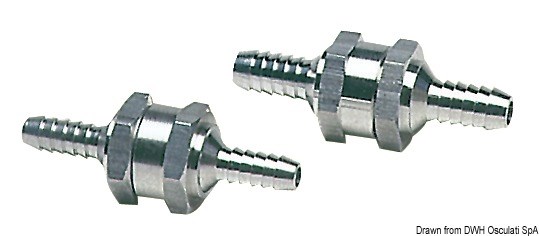 Valvola di non ritorno da inserire lungo le tubazioni gasolio