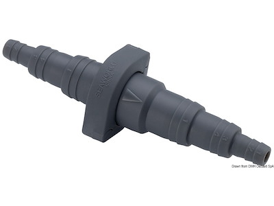 Portagomma multiplo con valvola di non ritorno