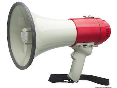 Megafono a pile 315 mm 30W 