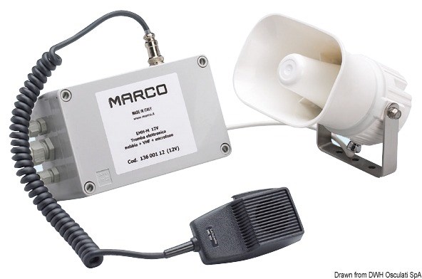 Tromba/fischio elettronico multifunzionale MARCO