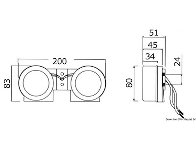 Tromba inox doppia compatta 